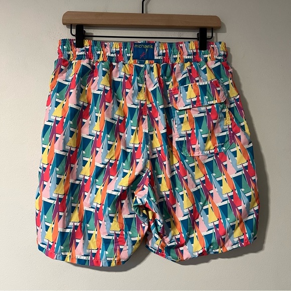Michael’s Men’s Sailboat Swim Trunks Size M - Picture 4 of 6